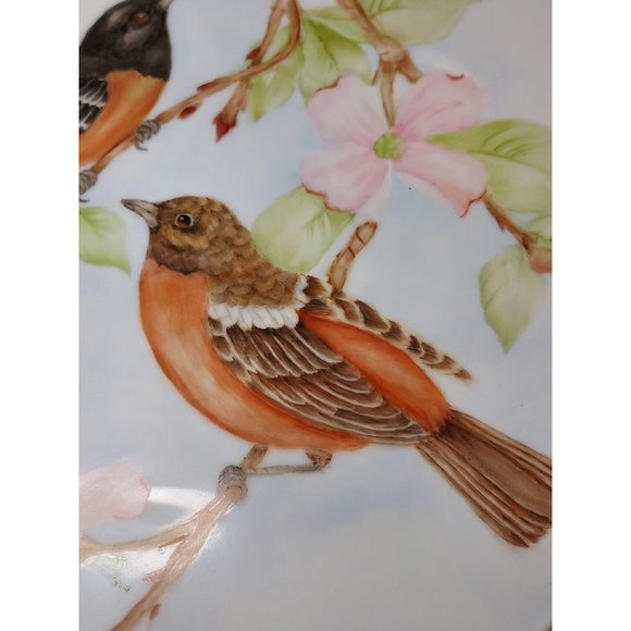 Robin Collector Plate - 10.5" Signed - Picture 3 of 6